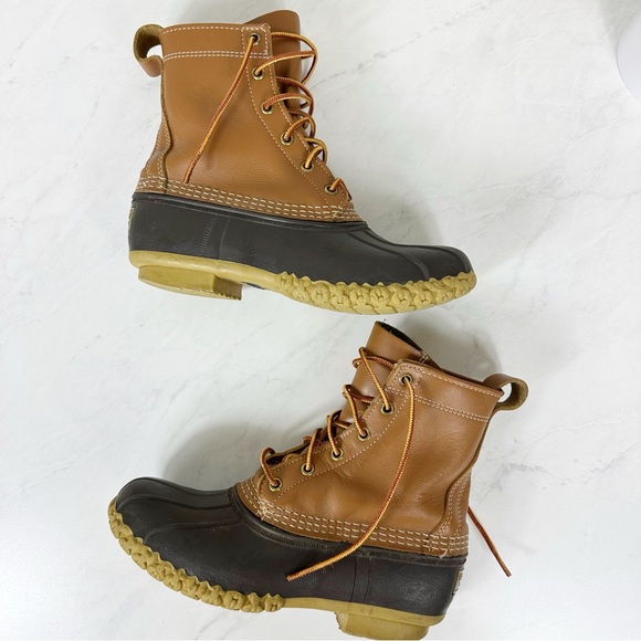 L.L. Bean Bean Boots 8” Unlined Sz 7 - Picture 12 of 16